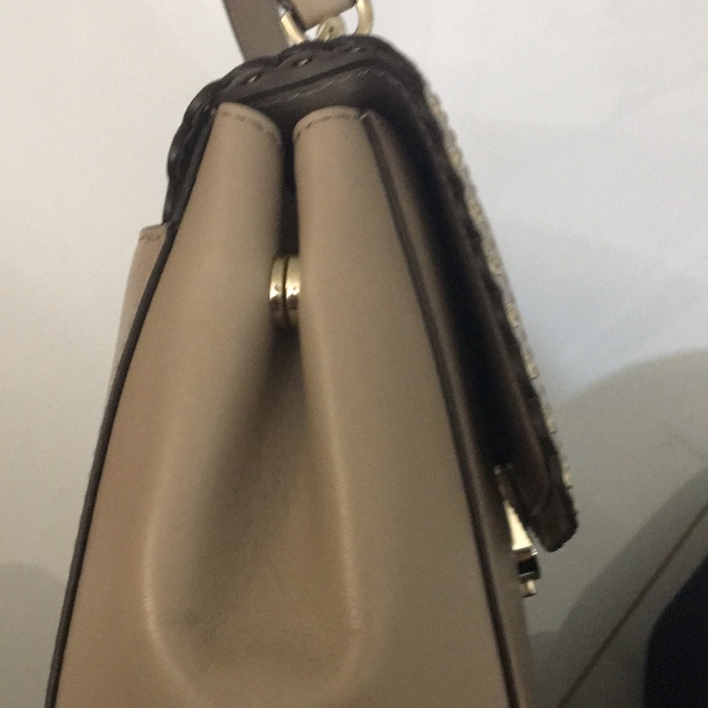 Michael Kors Ava Satchel leather Truffle color PreOwned - Picture 13 of 15